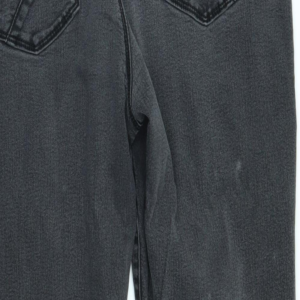 R Jeans Womens Grey Straight Jeans Size 34 in L28 in