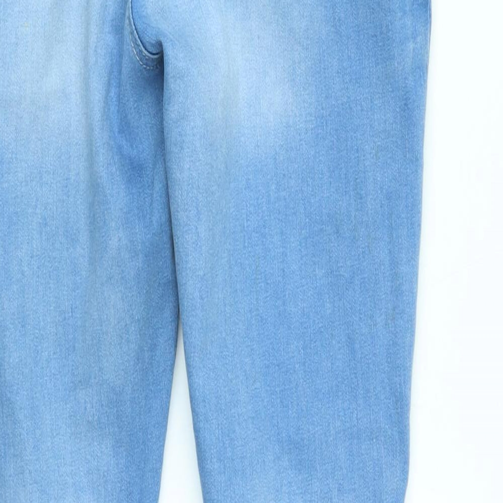 denim co Womens Blue Straight Jeans Size 10 L29 in