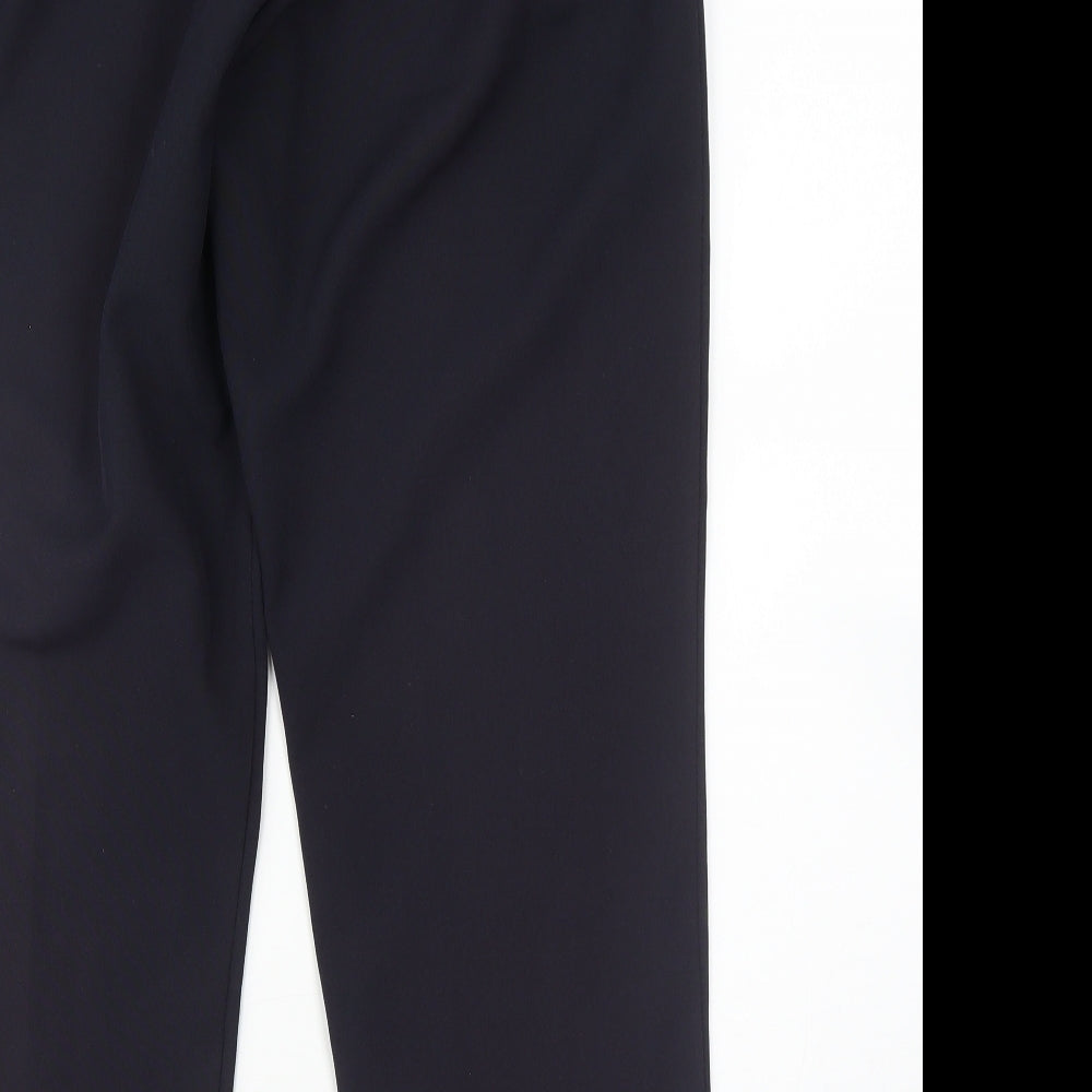Preworn Womens Blue Trousers Size 14 L25 in