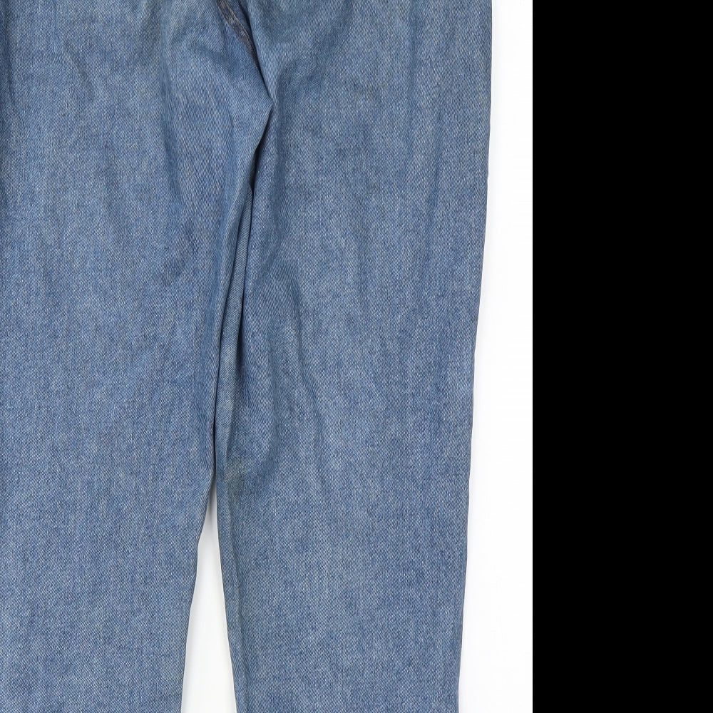 Denim Co Womens Blue Straight Jeans Size 14 L27 in