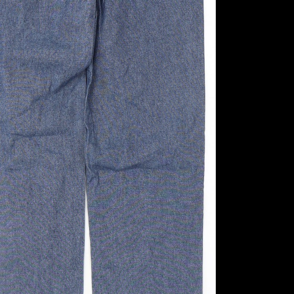 Preworn Womens Blue Straight Jeans Size M L30 in
