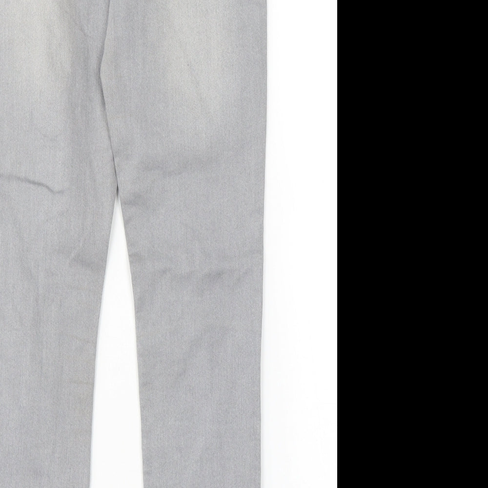 Pep & Co Womens Grey Jegging Jeans Size 6 L28 in
