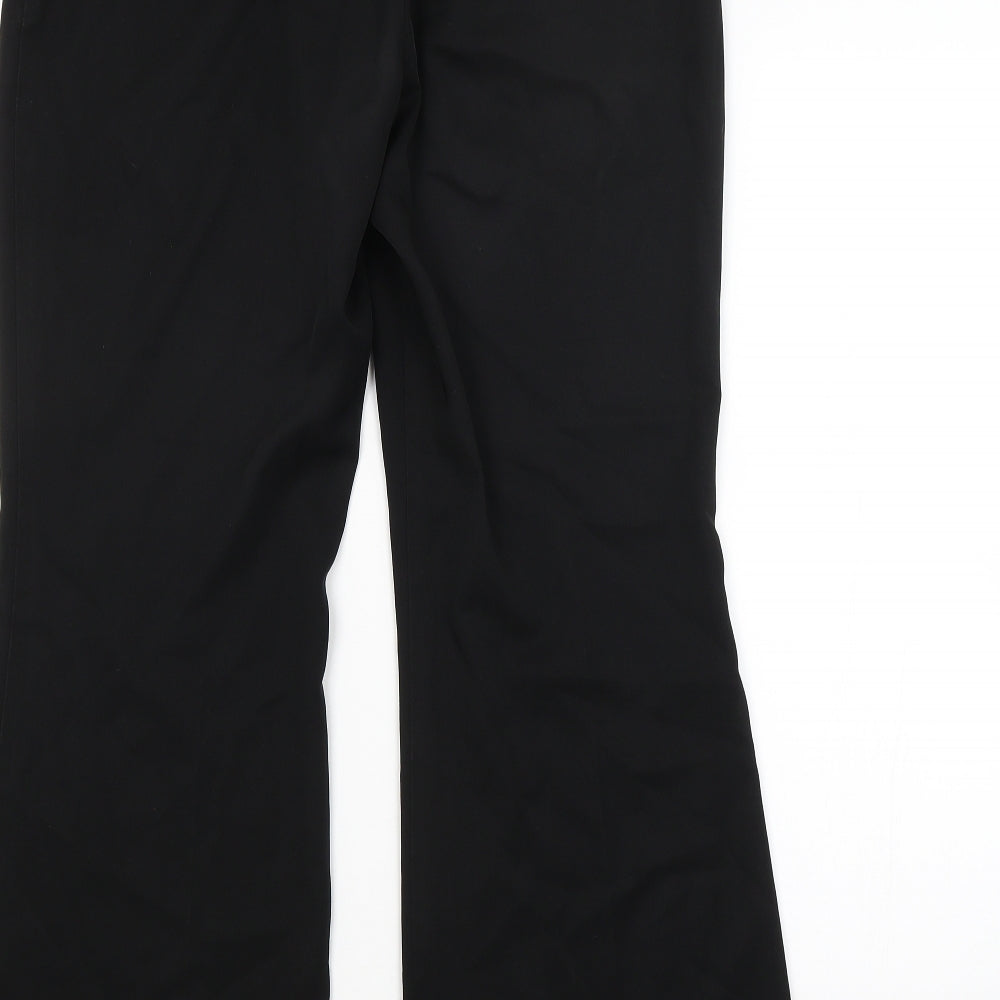 Marks & Spencer Womens Black Trousers Size 12 L29 in