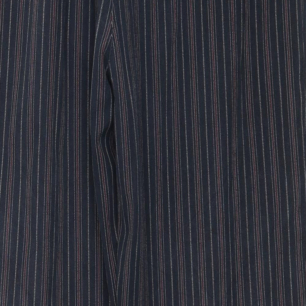 Bonita Womens Blue Striped Trousers Size 12 L30 in