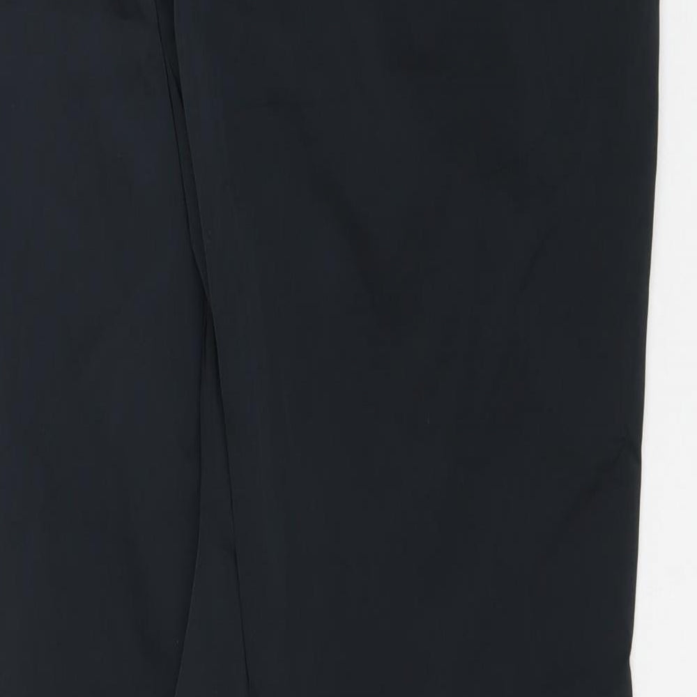 Preworn Womens Black Trousers Size L L32 in