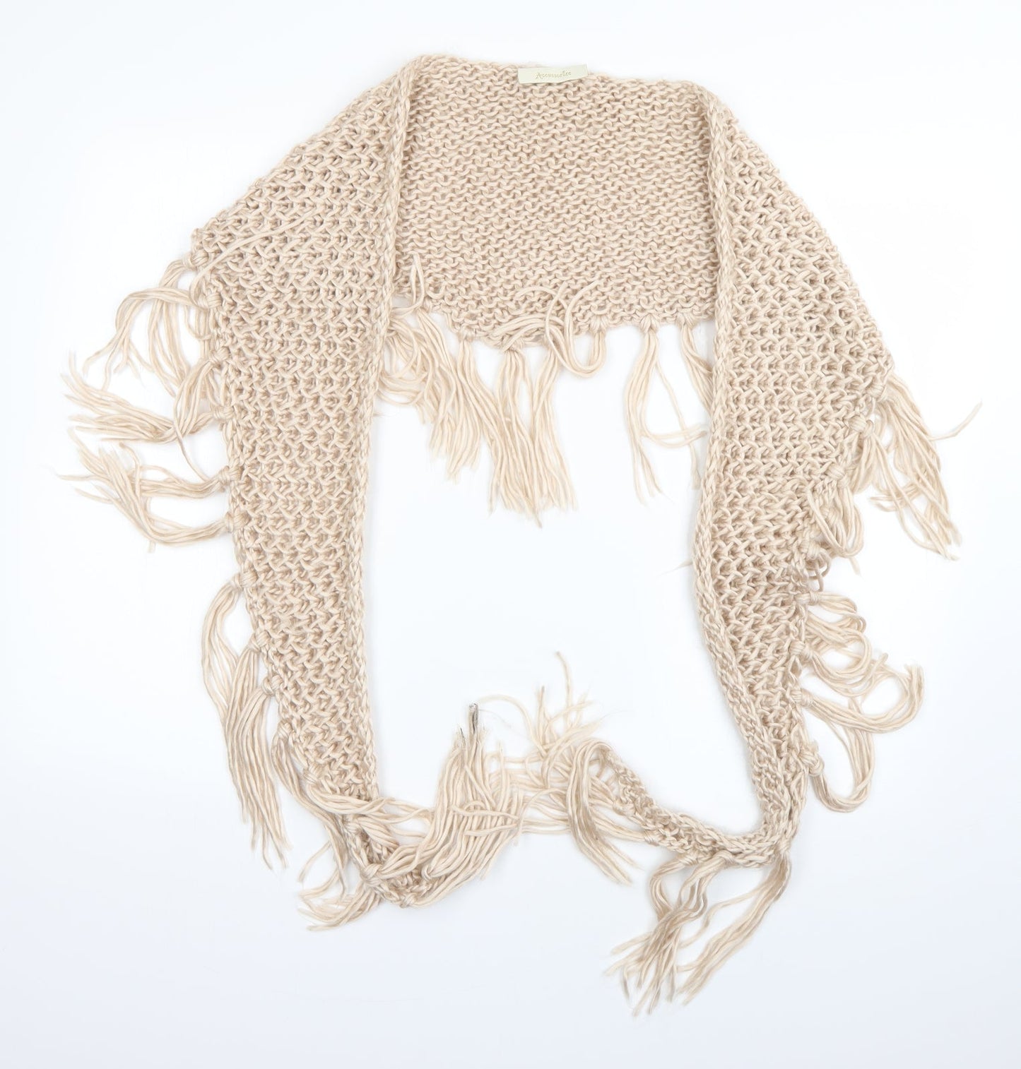Accessorize Womens Beige Scarf