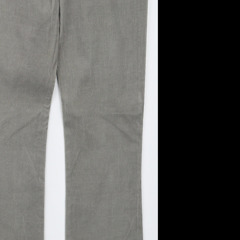 Marks and Spencer Womens Grey Trousers Size 14 L28 in