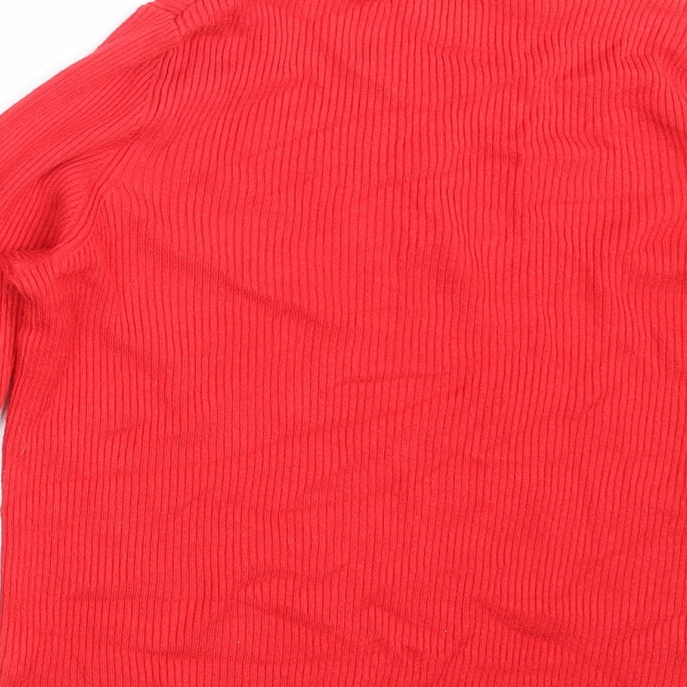 Marks & Spencer Womens Red Pullover Sweatshirt Size 16