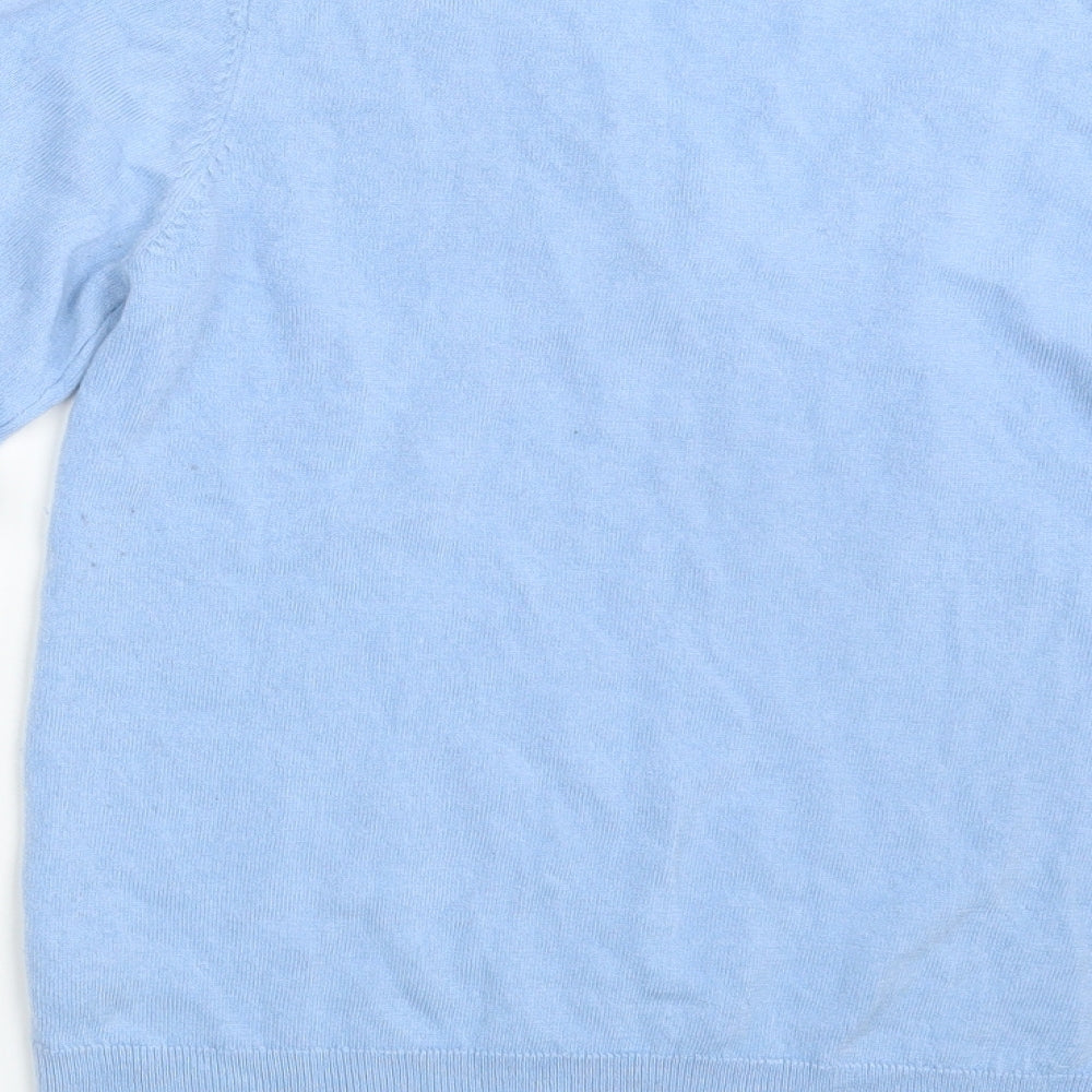 Very Womens Blue Pullover Sweatshirt Size 10