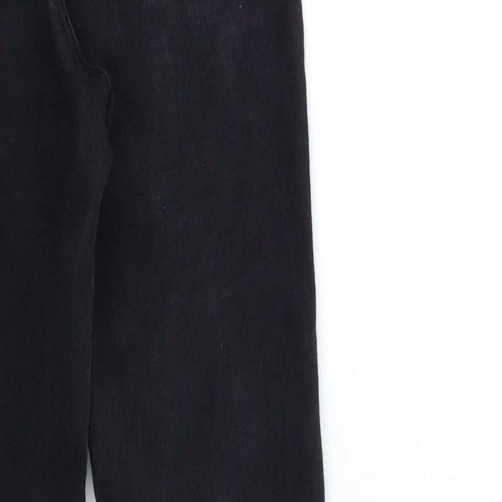 Denim & Co. Womens Black Denim Skinny Jeans Size 10 L26 in