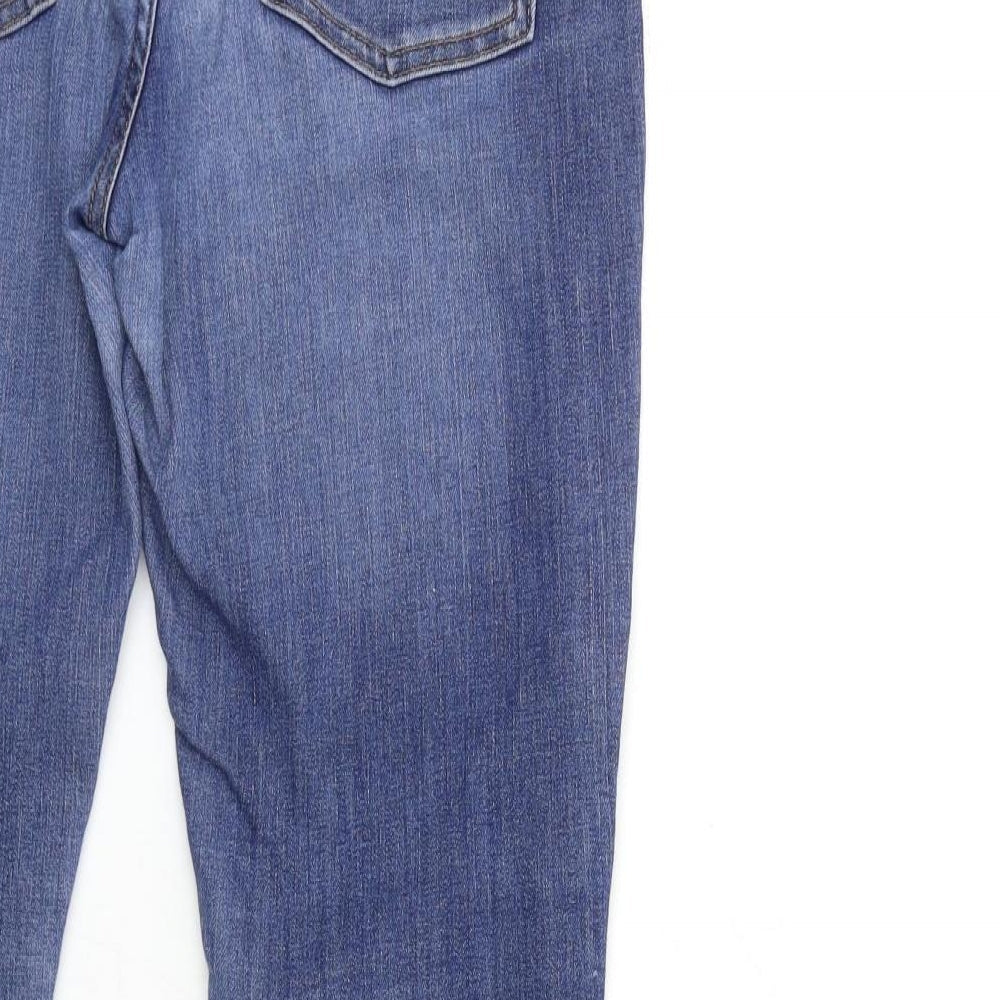 Preworn Womens Blue Denim Skinny Jeans Size 30 in L28 in