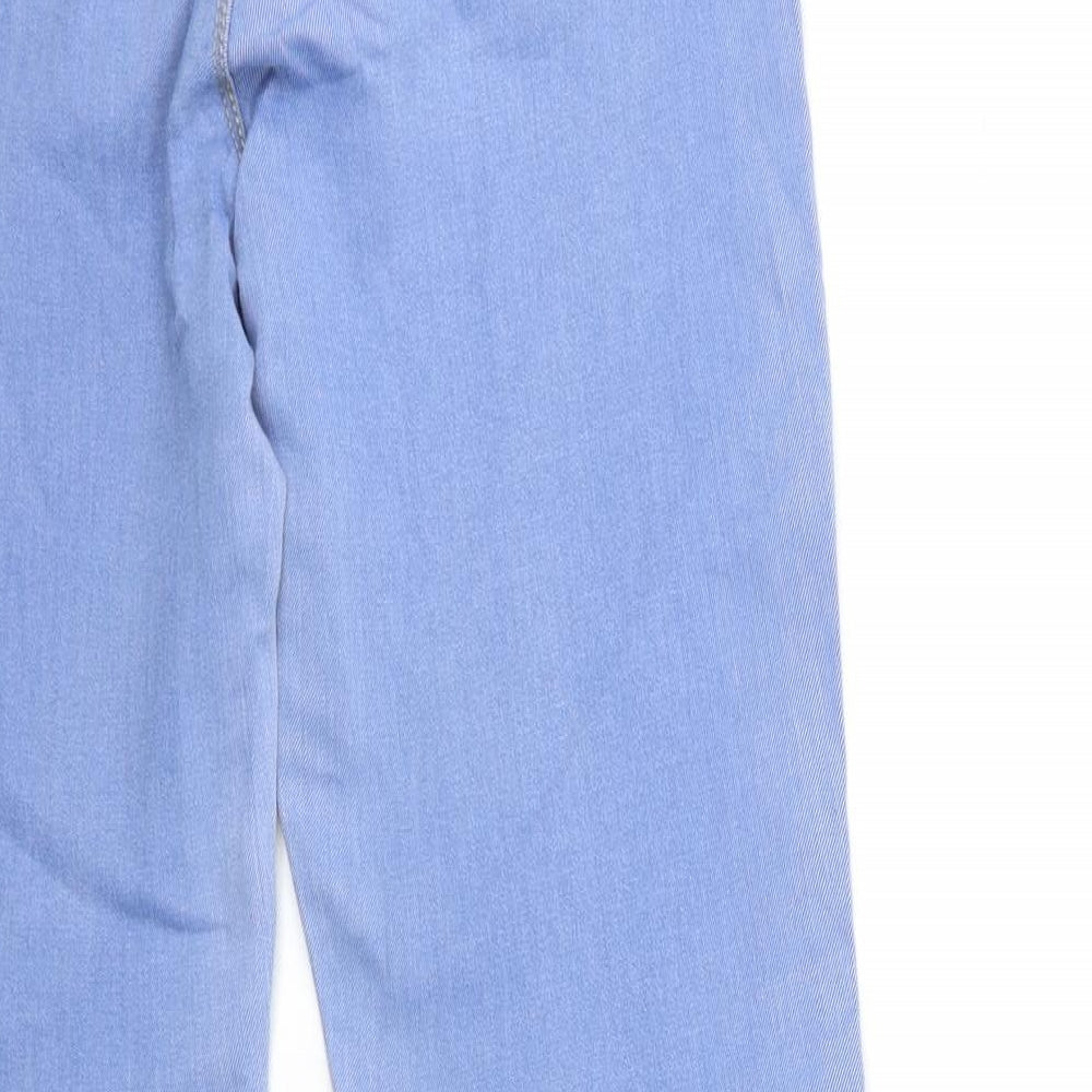 Denim & Co. Womens Blue Denim Skinny Jeans Size 10 L28 in