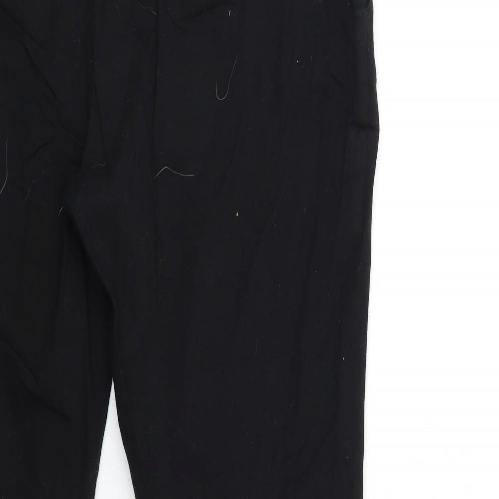 Dorothy Perkins Womens Black Trousers Size 14 L20 in