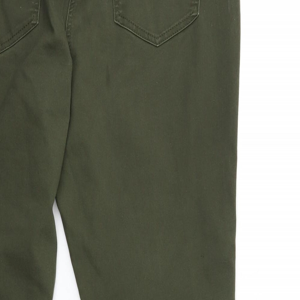 Preworn Womens Green Denim Jegging Jeans Size 36 in L27 in