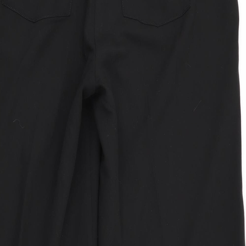tailored Womens Black Trousers Size 14 L28 in