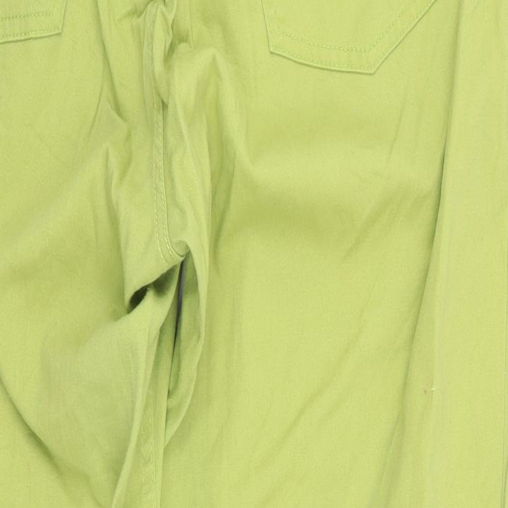Ella Womens Green Skinny Jeans Size 16 L29 in
