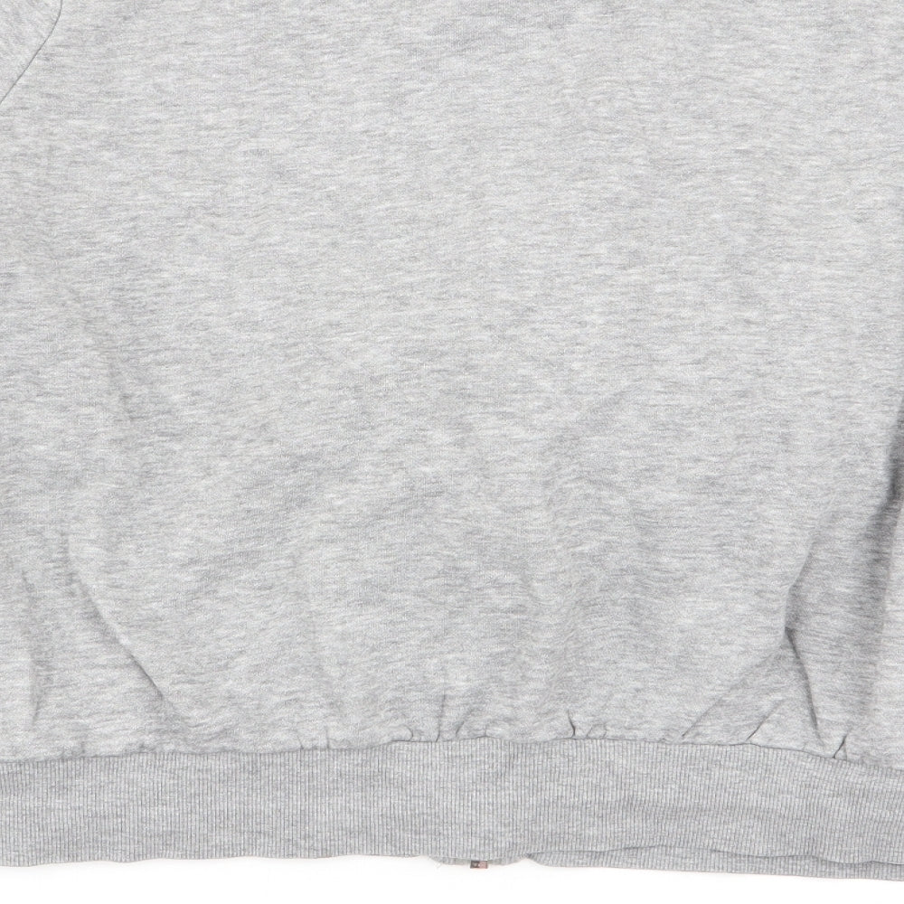 Divided by H&M Womens Grey Full Zip Jumper Size S