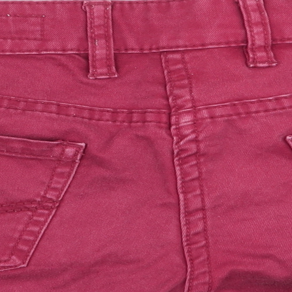 johnnie b Womens Red Chino Shorts Size 26 in