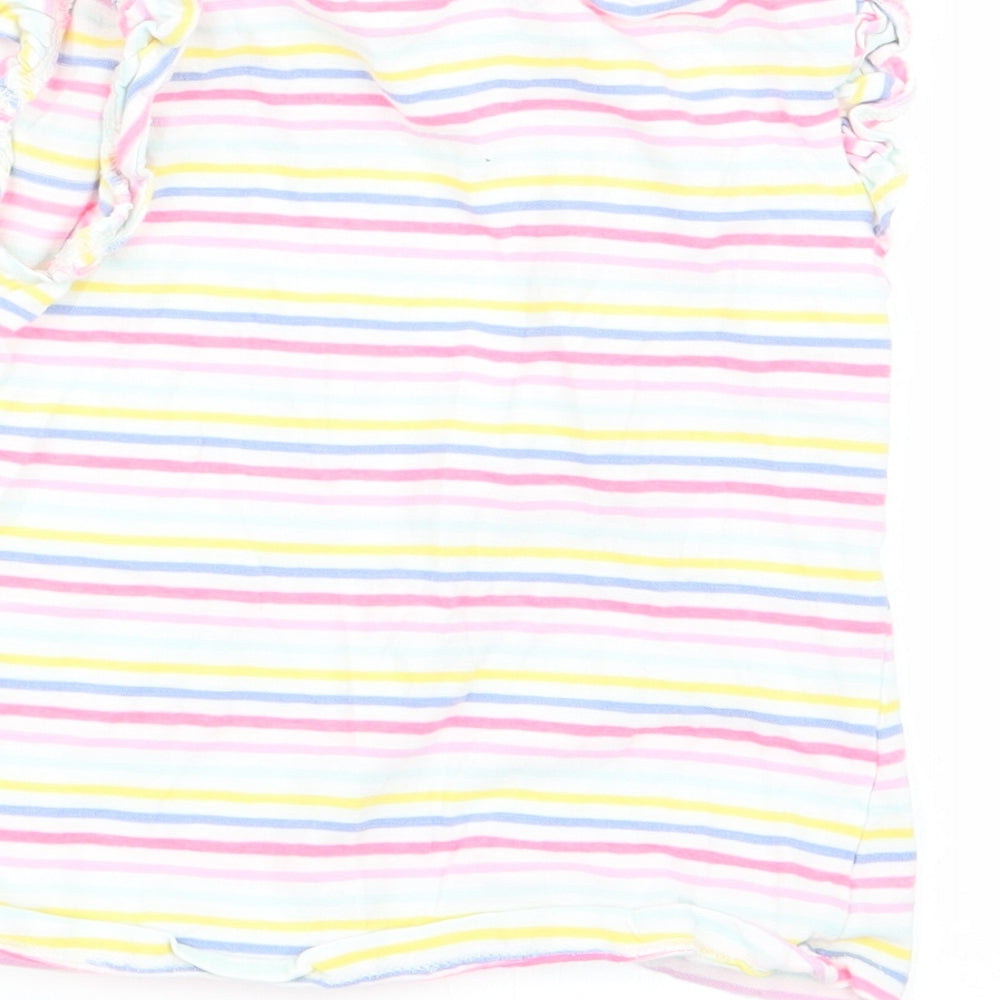 TU Girls Multicoloured Striped Basic Tank Size 2-3 Years