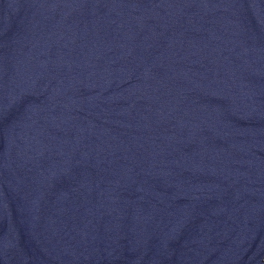 TRN1961 Mens Blue Knit Pullover Jumper Size M