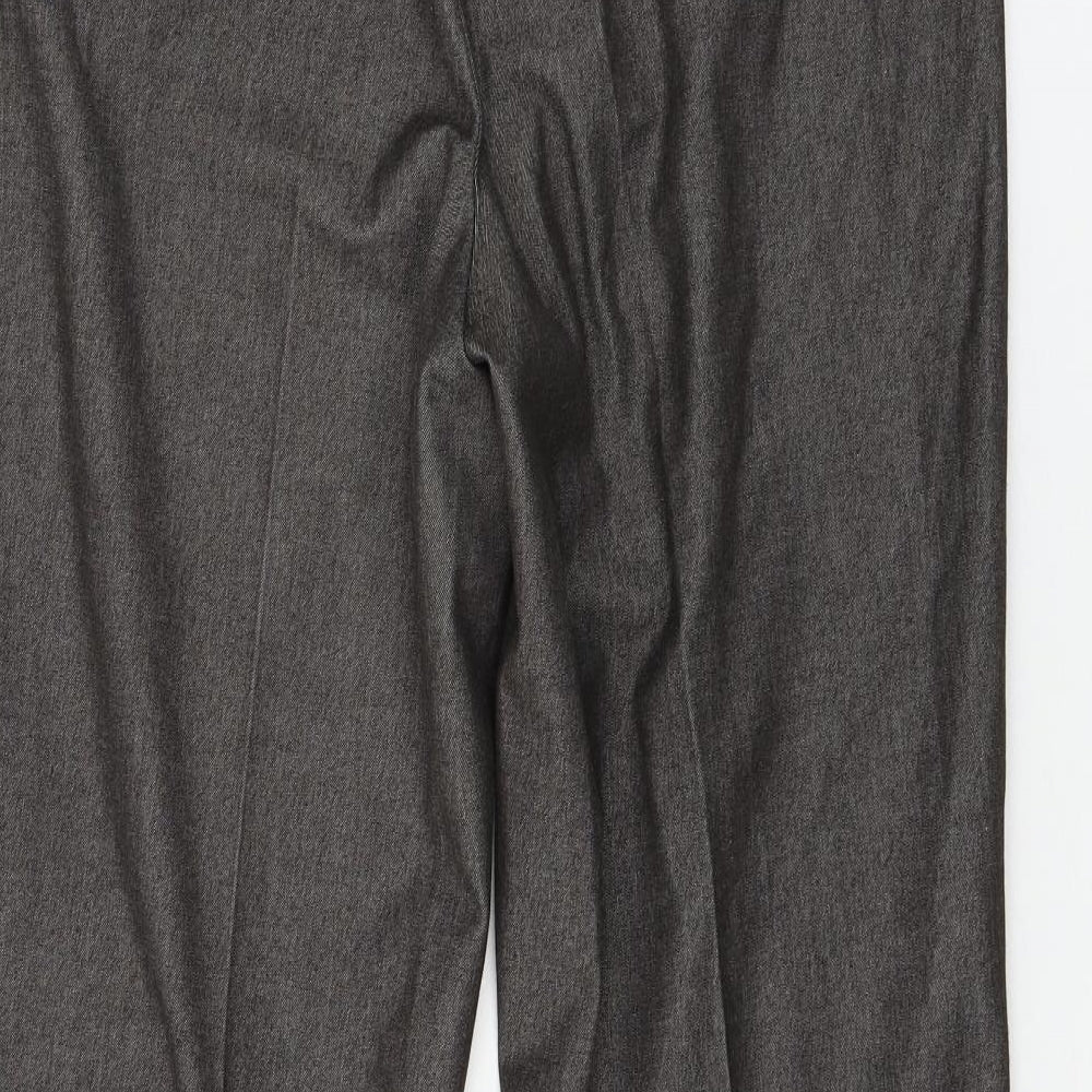 Marks & Spencer Womens Grey Trousers Size 14 L30 in