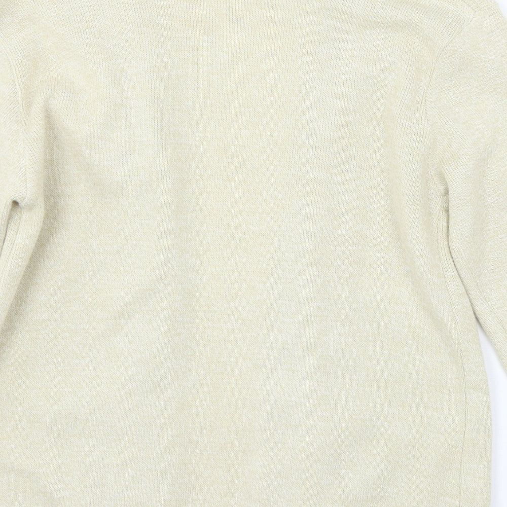 Hand to Hand Womens Ivory Knit Cardigan Jumper Size S