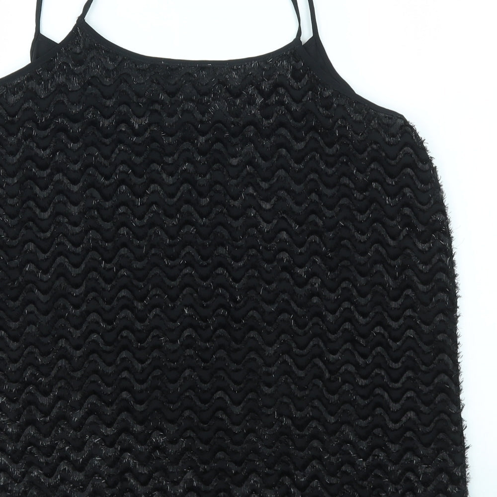 Matalan Womens Black Basic T-Shirt Size 10