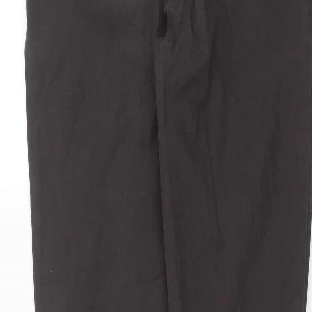 Next Womens Grey Trousers Size 10 L24 in