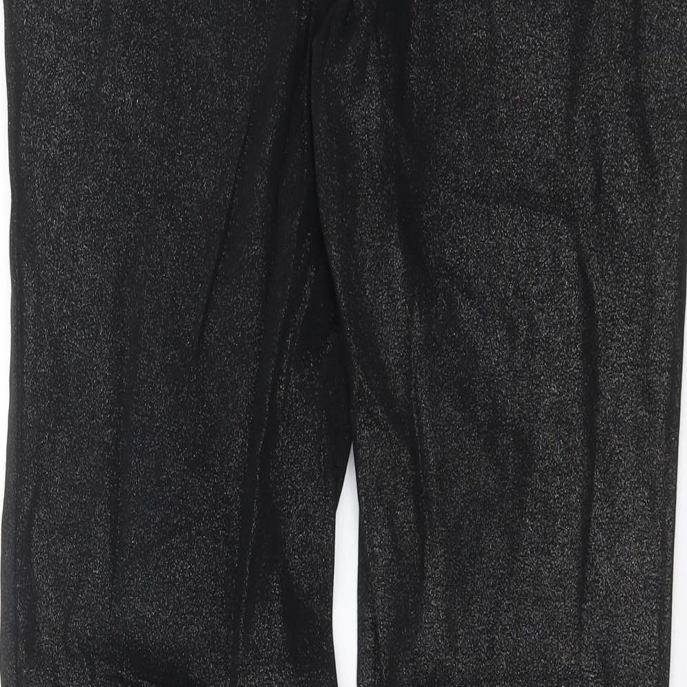 Preworn Womens Black Jegging Jeans Size 32 in L30 in - glittery