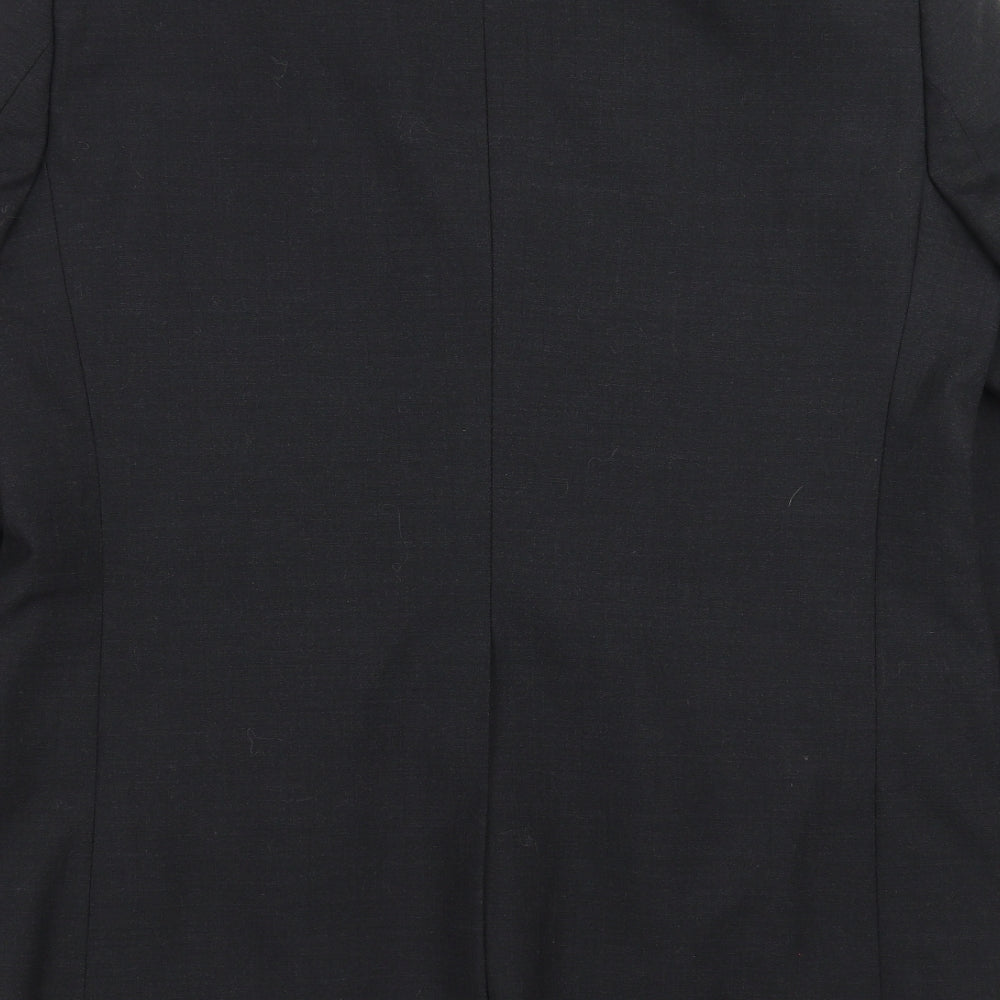 Next Mens Grey Striped Jacket Suit Jacket Size 42