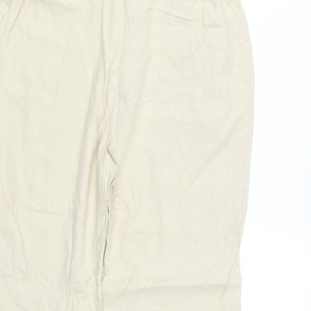 Preworn Womens Beige Trousers Size M L22 in