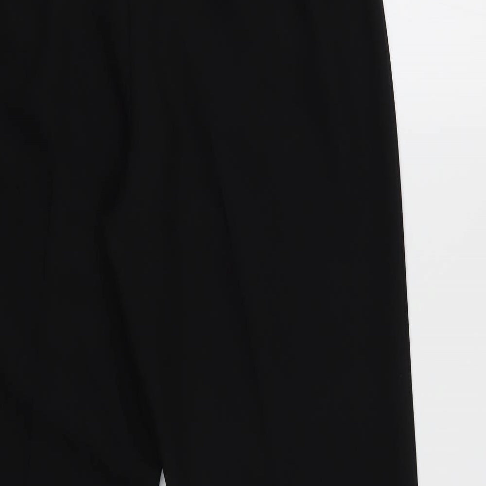 M&S Womens Black Trousers Size 12 L37 in