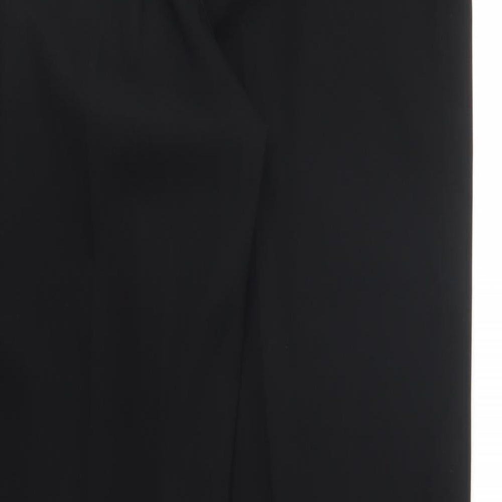 Preworn Womens Black Trousers Size 32 in L28 in