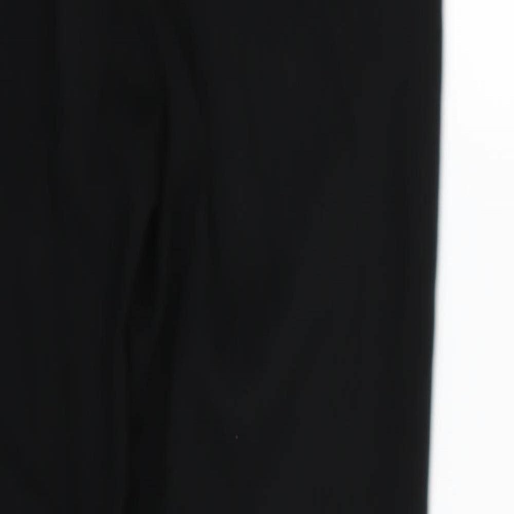 Next Womens Black Trousers Size 10 L27 in