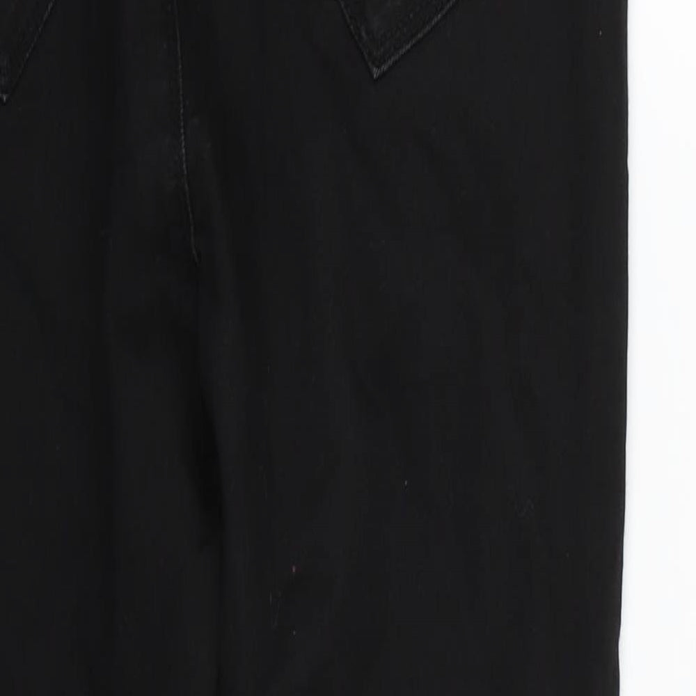 Preworn Womens Black Mom Jeans Size 10 L27 in