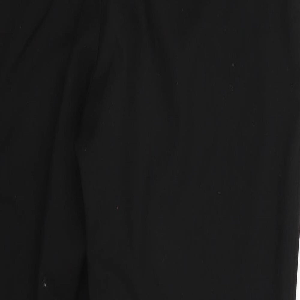 Next Womens Black Trousers Size 10 L24 in