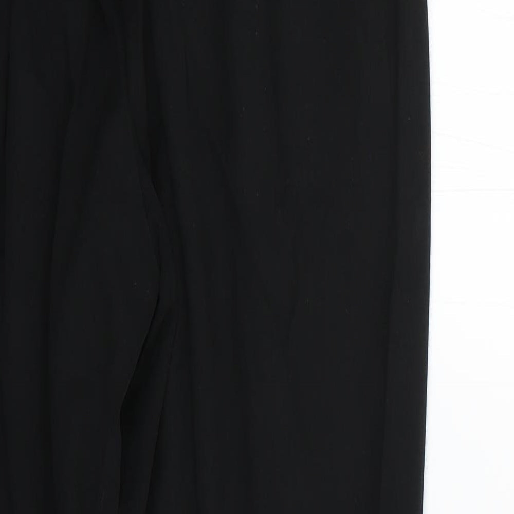Marks & Spencer Womens Black Trousers Size 10 L25 in