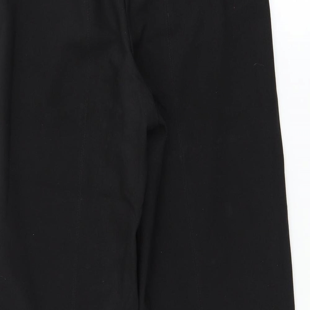 as Womens Black Trousers Size 36 L25 in