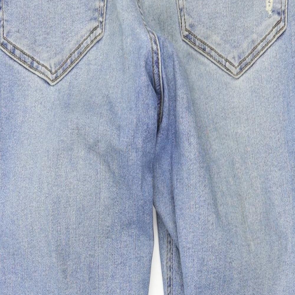 Topshop Womens Blue Skinny Jeans Size 28 L28 in