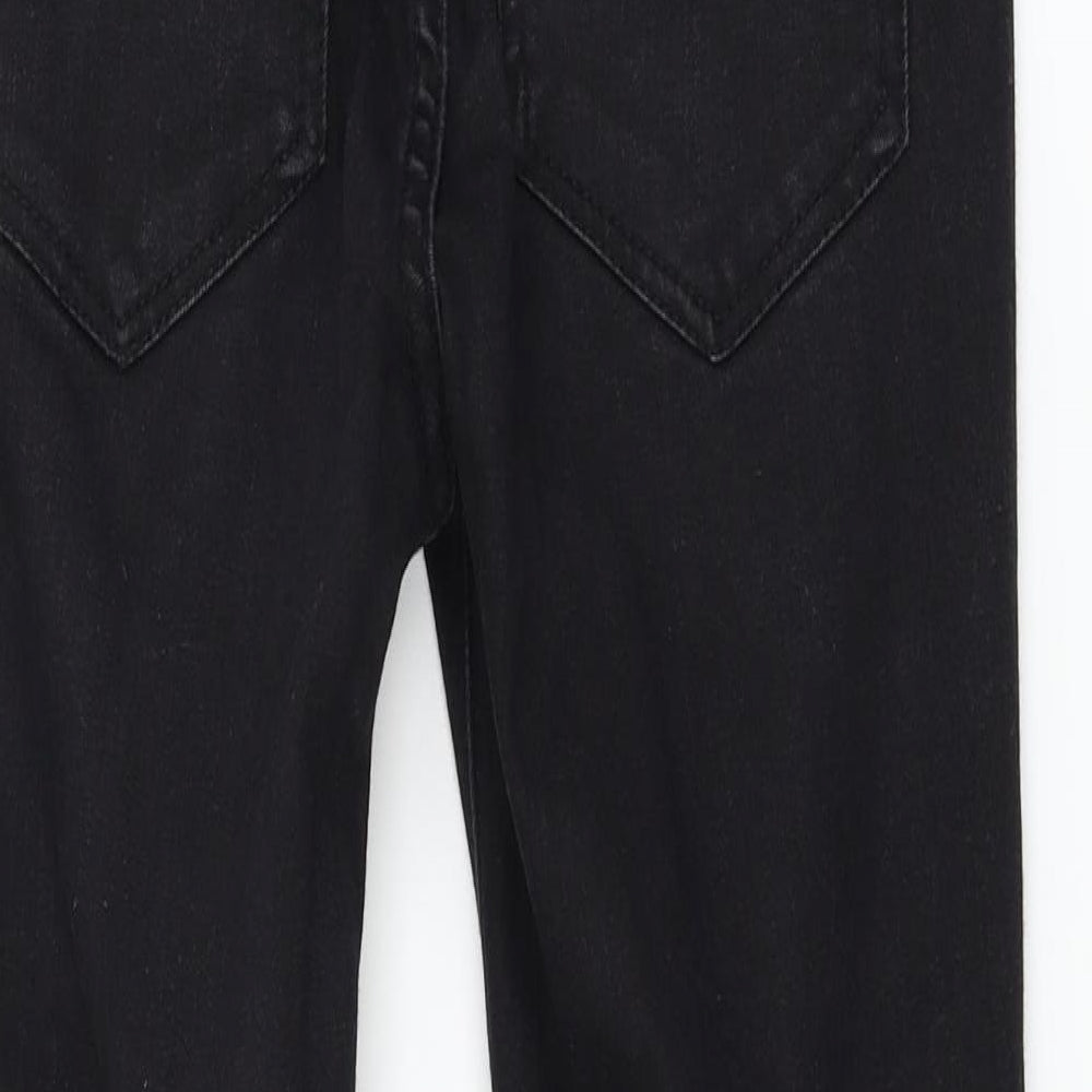 Pull&Bear Womens Black Mom Jeans Size 34 L27.5 in