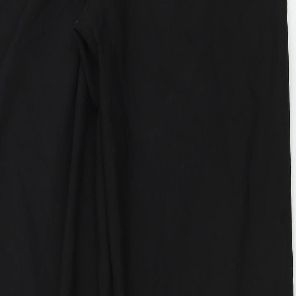 Next Womens Black Trousers Size 10 L26 in