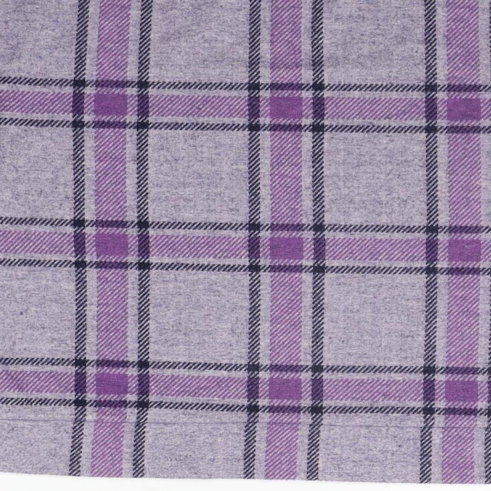 Marks & Spencer Womens Purple Check Pullover Jumper Size 12