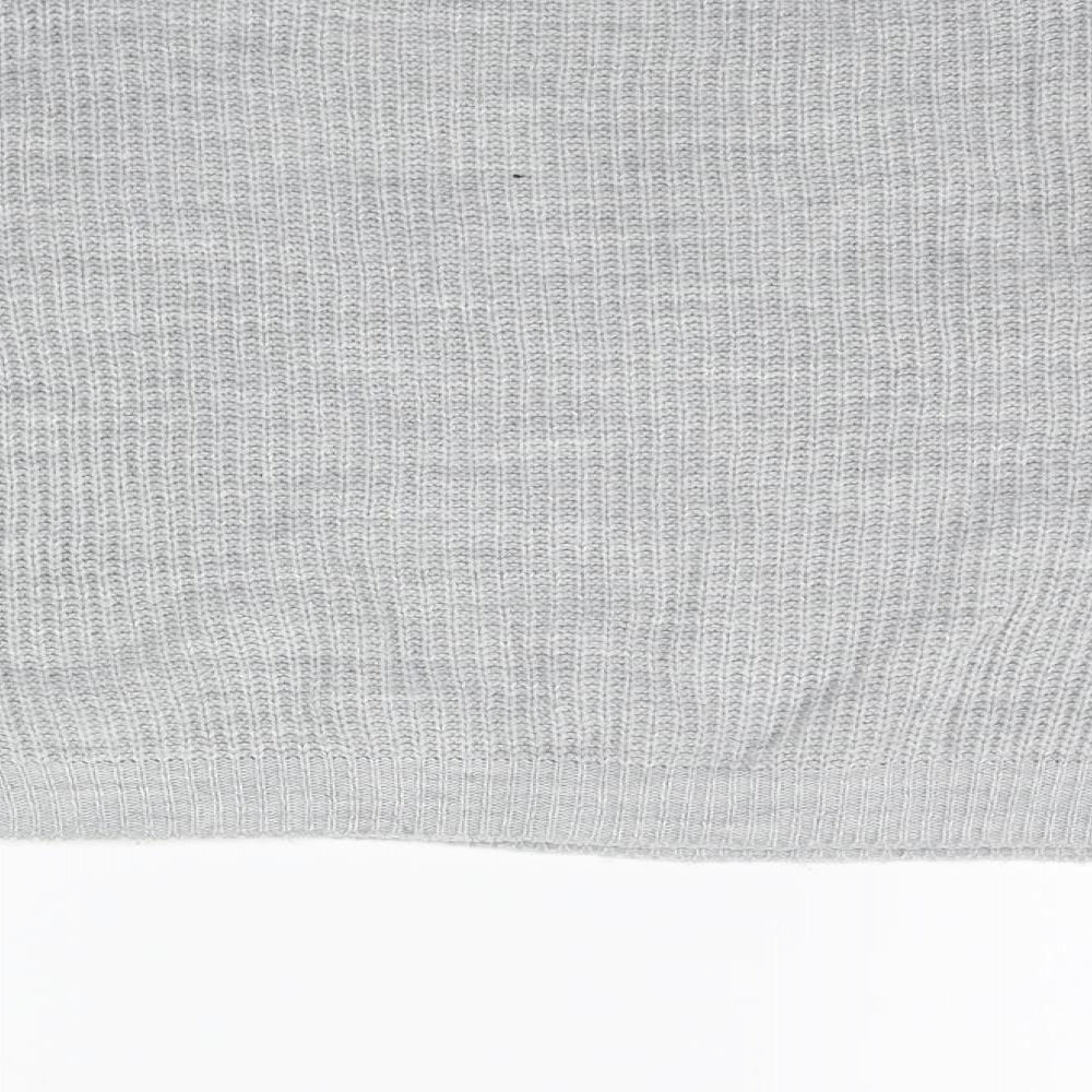 pretylittlething Womens Grey Pullover Jumper Size 6