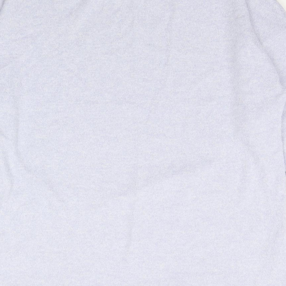 Primark Womens Blue Solid Top Pyjama Top Size M