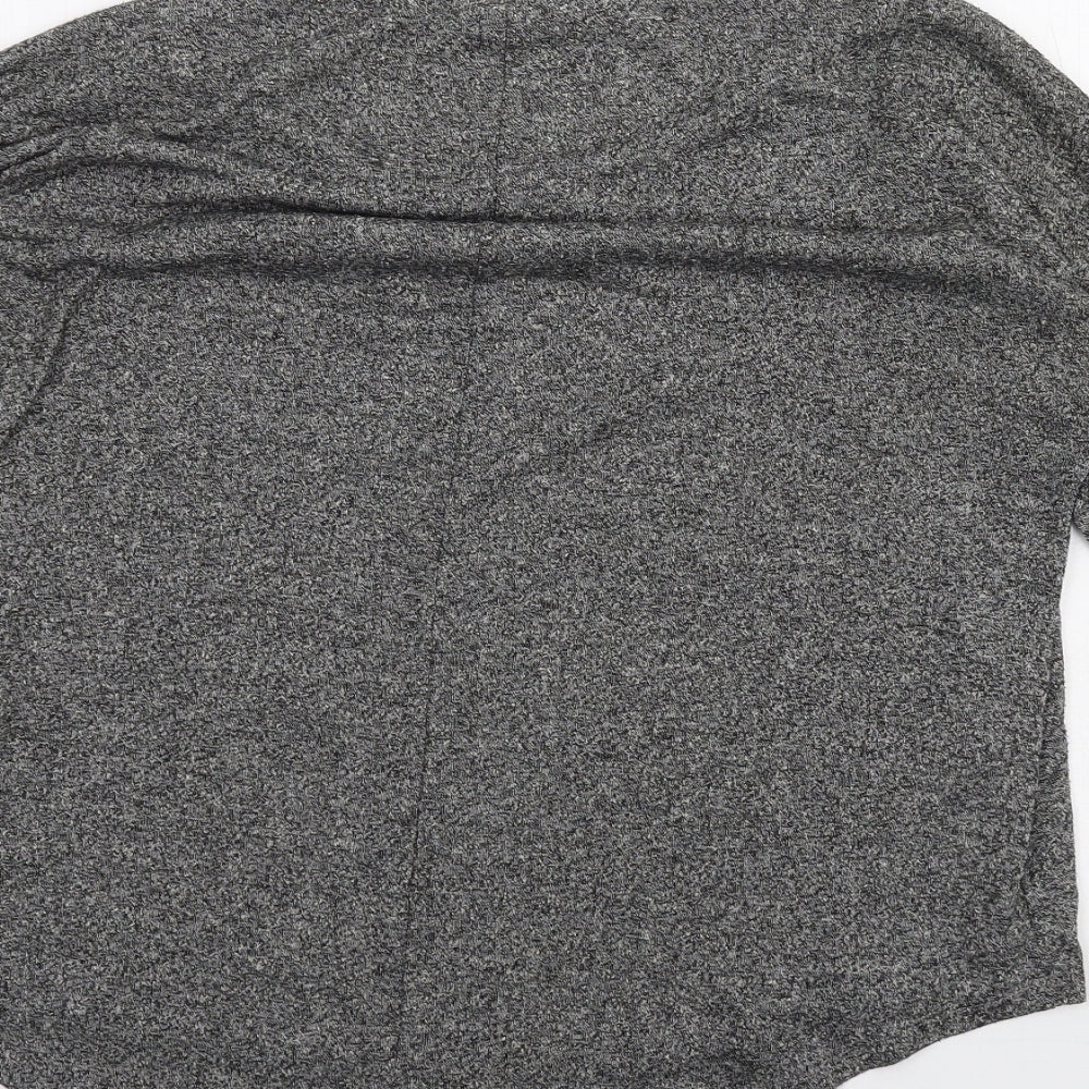 Select Womens Grey Basic T-Shirt Size 8