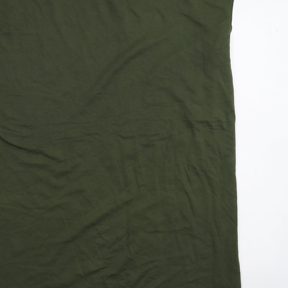 Daily Ritual Womens Green Basic T-Shirt Size M