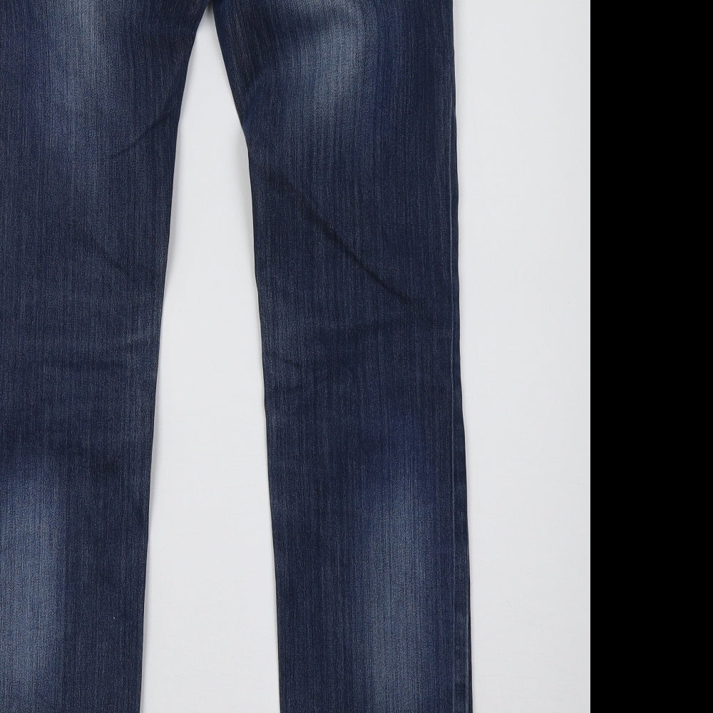 your Womens Blue Denim Skinny Jeans Size 6 L28 in