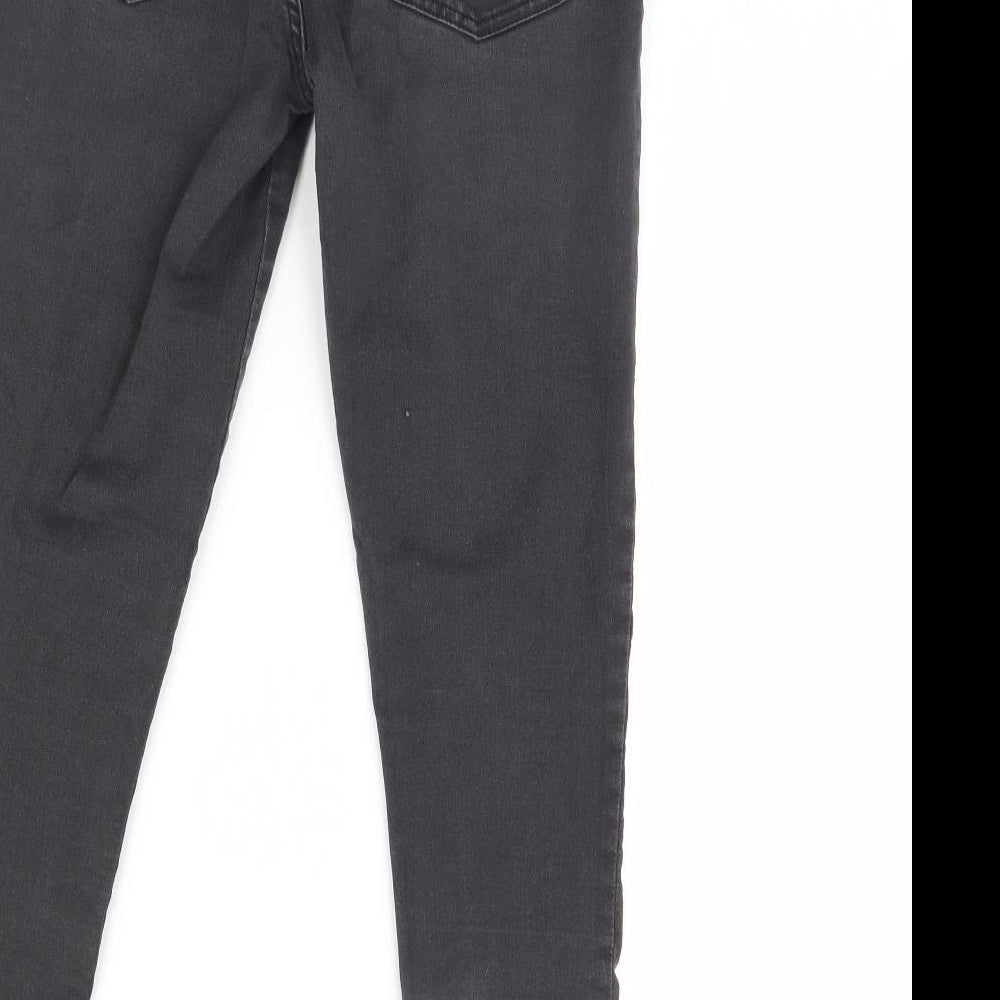 m&s Girls Grey Denim Skinny Jeans Size 13 Years