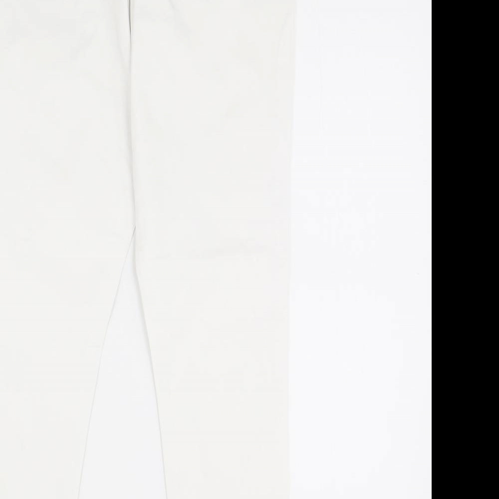 George Womens White Denim Skinny Jeans Size 10 L28 in