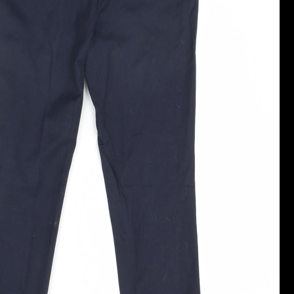 Lila Rose Womens Blue Trousers Size 10 L30 in